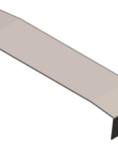 Central purlin support 62x296x1,25